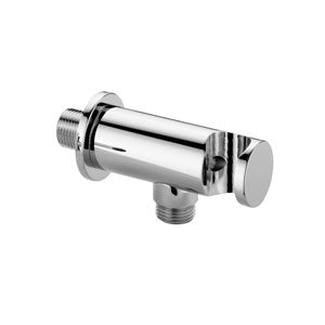 Supporto Incasso Con Stop Per Kit Idroscopino Cromato
