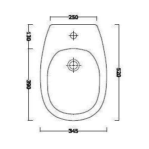 004 280 013 MILK BIDET A TERRA 52x34 ANTRACITE MATT NIC-Archigo.it