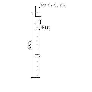 10060.21.018 TUBETTO C/OR M11x1,25 X MONOCOMANDO CROMO 2PZ NEWFORM-Archigo.it
