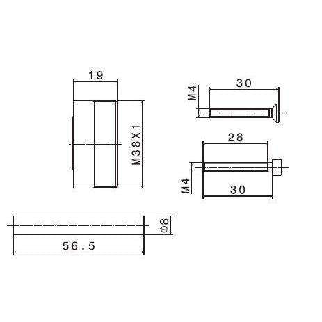 10892.00.000 PROLUNGA UNIVERSALE X MISCELATORE V/D. INCASSO NEWFORM-Archigo.it