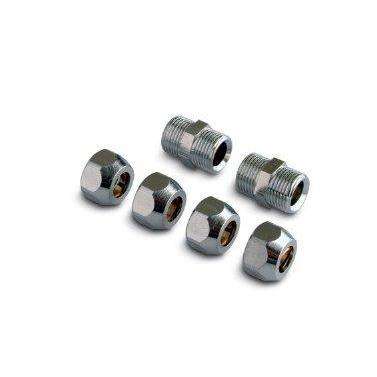 126.21.018 RACCORDO DIRITTO INTERMEDIO ø3/8"MM CROMO 2PZ NEWFORM-Archigo.it