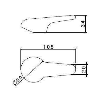 13085.21.018 DREAM LEVA CROMO NEWFORM-Archigo.it