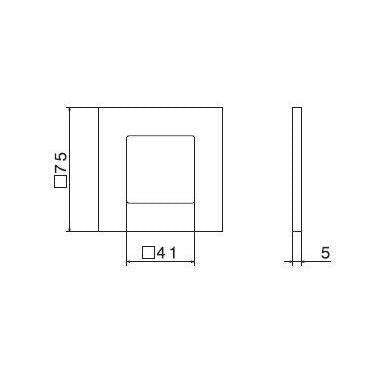 18438.61.020 MASCHERINA X MISCELATORE DOCCIA INCASSO ORO LUCIDO NEWFORM-Archigo.it