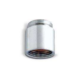 196.31.028 PROLUNGA PARETE X GRUPPO VASCA ESTERNO CROMO SPAZZOLATO 2PZ NEWFORM-Archigo.it