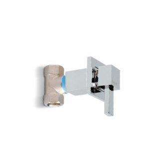 19784.02.014 RUBINETTO ARRESTO FORMA BIANCO OPACO/CROMO NEWFORM-Archigo.it