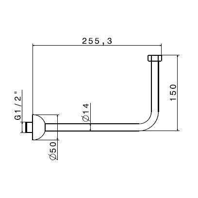 210.31.028 SQUADRETTA SOTTOLAVABO CROMO SPAZZOLATO 2PZ NEWFORM-Archigo.it