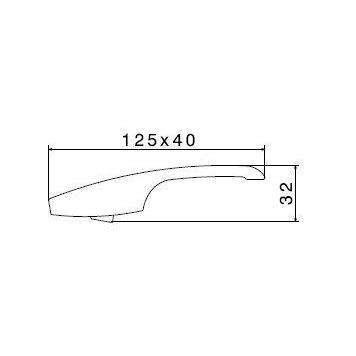 21971.21.018 MANIGLIA CROMO NEWFORM-Archigo.it