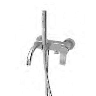 2613B015 AL-23 LISSONI MISCELATORE VASCA ESTERNO NERO OPACO FANTINI RUBINETTI-Archigo.it