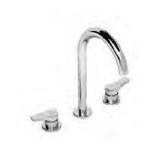 2629B204WF AL-23 LISSONI GRUPPO LAVABO 3 FORI BIANCO OPACO FANTINI RUBINETTI-Archigo.it
