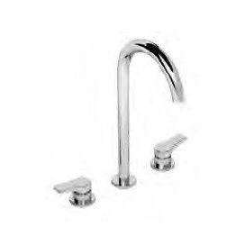 2629B206WF AL-23 LISSONI GRUPPO LAVABO ALTO 3 FORI BIANCO OPACO FANTINI RUBINETTI-Archigo.it