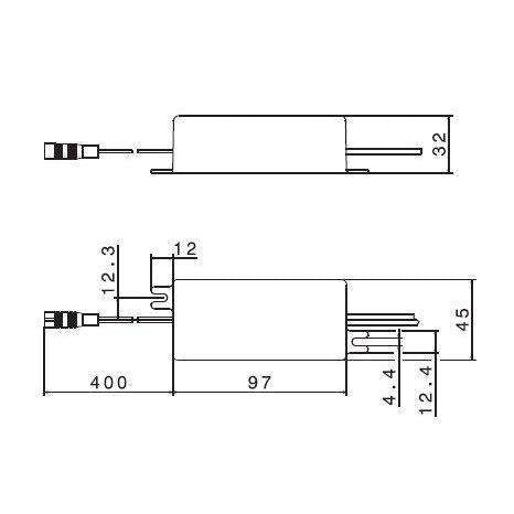 26470.00.000 SENSITIVE ALIMENTATORE ELETTRONICO CROMO NEWFORM-Archigo.it