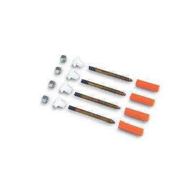 425.21.018 VITE FISSAGGIO X WC/BIDET CROMO 4PZ NEWFORM-Archigo.it