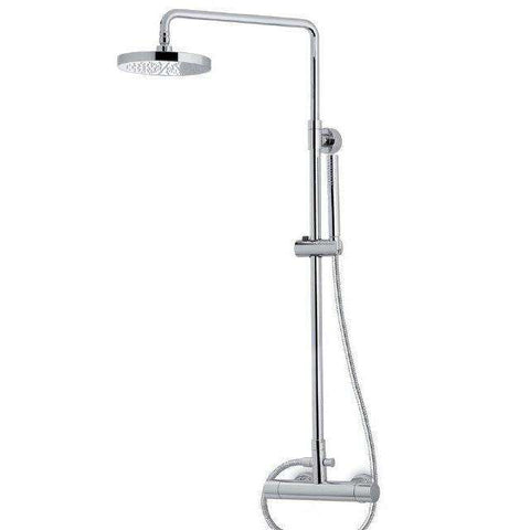 476.21.018 HEAD SHOWERS MISCELATORETERMOSTATICO + COLONNA DOCCIA CROMO NEWFORM-Archigo.it