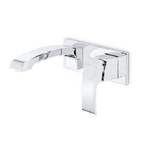 62531.64.300 X-SENSE MISCELATORE LAVABO PARETE 2F ORO LUCIDO + SWAROVSKI NEWFORM-Archigo.it