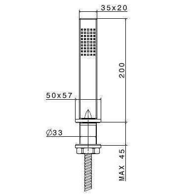 62593.54.022 X-SENSE SET DOCCETTA BORDO VASCA ORO SATINATO/LUCIDO NEWFORM-Archigo.it