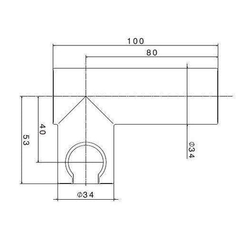 65598.21.018 SUPPORTO DUPLEX X DOCCETTA CROMO NEWFORM-Archigo.it