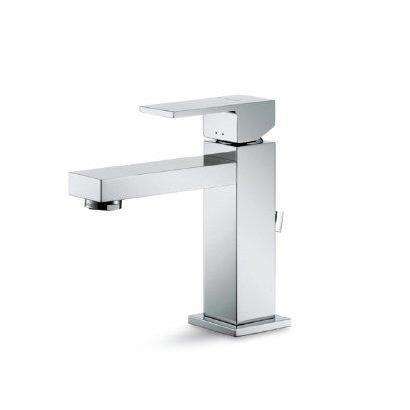 66410.05.007 ERGO-Q MISCELATORE LAVABO CROMO/NERO NEWFORM-Archigo.it