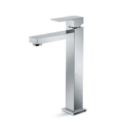 66415.02.007 ERGO-Q MISCELATORE LAVABO ALTO NERO/CROMO NEWFORM-Archigo.it