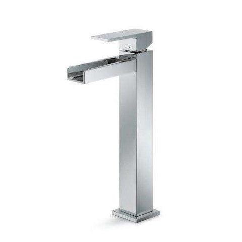 66515.02.013 ERGO-OPEN MISCELATORE LAVABO ALTO BIANCO/CROMO NEWFORM-Archigo.it