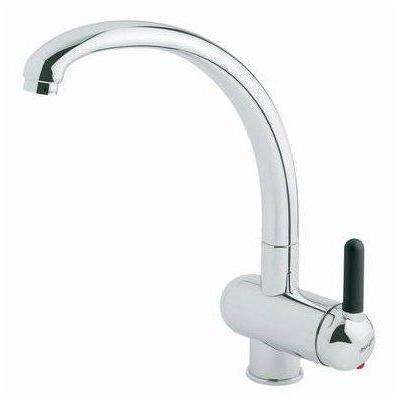 8540.02.013 MARVEL MISCELATORE MONOCOMANDO LAVELLO BIANCO/CROMO NEWFORM-Archigo.it