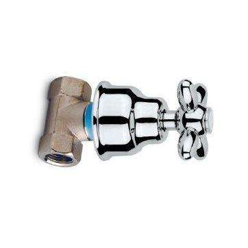 9185.20.300 ANTEA RUBINETTO ARRESTO INCASSO CROMO LUCIDO + SWAROVSKI NEWFORM-Archigo.it