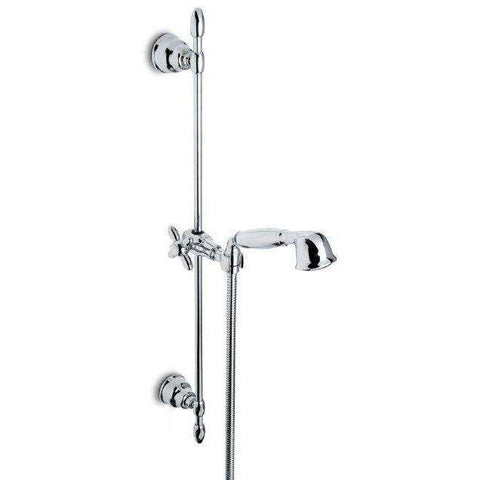 9191.23.300 ANTEA ASTA SALISCENDI CROMO/ORO + SWAROVSKI NEWFORM-Archigo.it