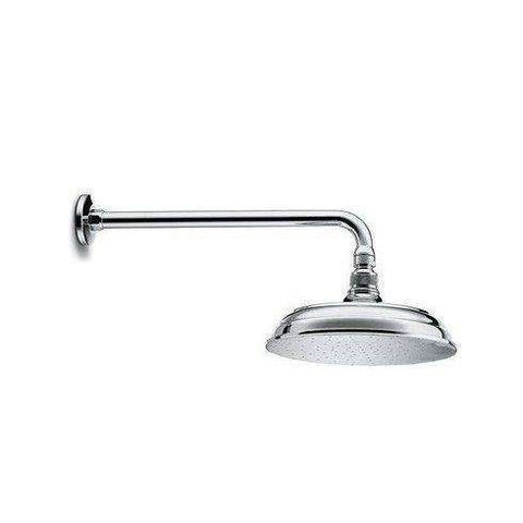 9492.31.028 BRACCIO + SOFFIONE PARETE ø1/2" CROMO SPAZZOLATO NEWFORM-Archigo.it