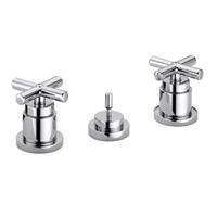 BATTERIA BIDET SCARICO AUTOMATICO 1' 1/4 QUATTRO CROMO PAFFONI QTV116CR-Archigo.it