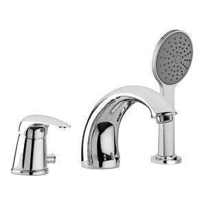 BATTERIA BORDO VASCA CON BOCCA EROGAZIONE DUEMILA CROMO PAFFONI DU040CR-Archigo.it