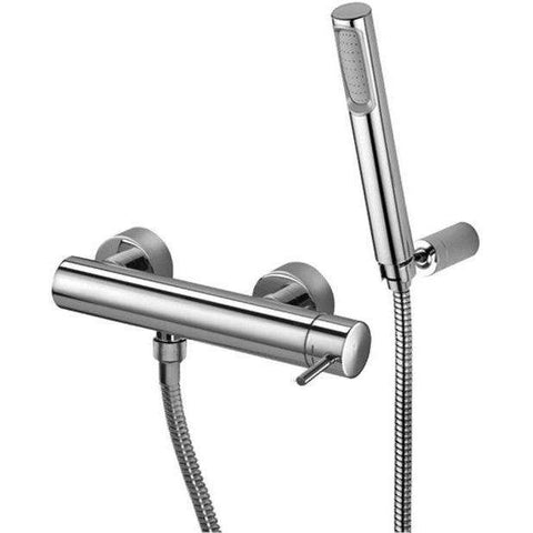 BI168DL BIRILLO MISCELATORE ESTERNO DOCCIA CON SNODO CROMATO PAFFONI-Archigo.it