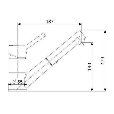 BI183 BIRILLO MISCELATORE LAVELLO CON DOCCETTA 2GETTI CROMATO PAFFONI-Archigo.it