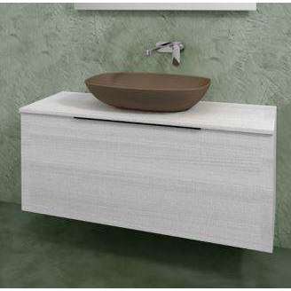 BOX BASE LAVABO 120X37XH50 1 CASSETTO GRIGIO  FLAMINIA BX944OJG-Archigo.it