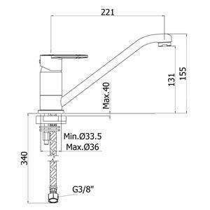 CA182T CANDY MISCELATORE MONOCOMANDO LAVELLO CROMATO PAFFONI-Archigo.it
