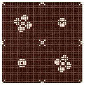 CATINA MARRONE  DECORI OPUS ROMANO BISAZZA CON KIT DI INSTALLAZIONE 06004519SLK-Archigo.it