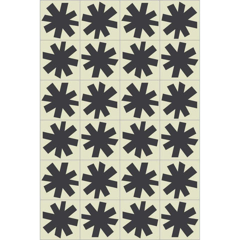 CEMENTINE  ASTERISQUE B&W 20X20 CEMENTINE NAVONE BISAZZA  12QU000579-Archigo.it