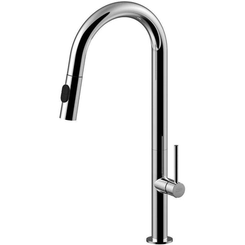 CH185 CHEF MISCELATORE LAVELLO CON DOCCETTA CROMATO PAFFONI-Archigo.it