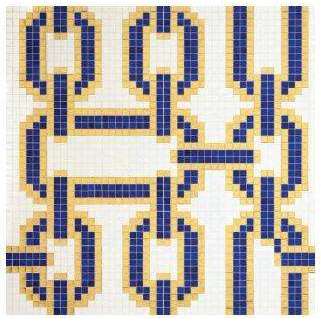 CHAINS BLUE   DECORI 20 BISAZZA CON KIT DI INSTALLAZIONE 06001342VLK-Archigo.it