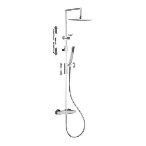 COLONNA DOCCIA SYNCRO TOP SENZA DEV+FLX SILV +SOF/DOC.SYNCRO+ LEQ269CR CROMO PAFFONI ZCOL655CR-Archigo.it