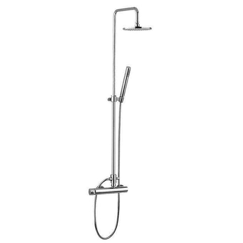 COLONNA REGOLABILE EASY PLUS CON DEV+D.BIRILL+SOF.MASTER SENZA MISCELATORE CROMO PAFFONI ZCOL613CR-Archigo.it