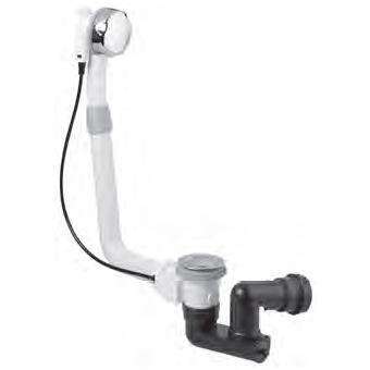 COLONNA SCARICO VASCA PLAST. SIFONE CON FILETTO CROMO PAFFONI ZACC122CR-Archigo.it