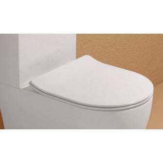 COPRIWATER APP SLIM SHORT RALLENTATO WC MB BIANCO  FLAMINIA APCW07-Archigo.it