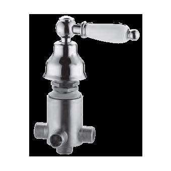 DEVIATORE COMPLETO 4 VIE PER BORDO VASCA CON CAMPANA IRIS RETRO' BRONZATO PAFFONI ZDEV083BR-Archigo.it