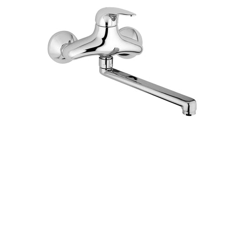 DU159 DUEMILA MISCELATORE MONOCOMANDO LAVELLO PARETE CROMATO PAFFONI-Archigo.it