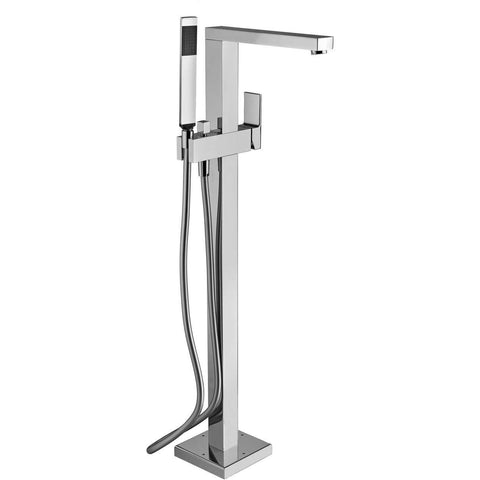 EF033 EFFE MISCELATORE VASCA/DOCCIA A PAVIMENTO H.902 CROMATO PAFFONI-Archigo.it