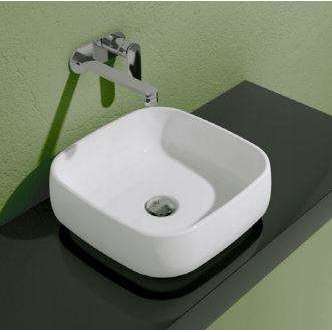 FLAG LAVABO 40 APPOGGIO BIANCO  FLAMINIA FG40A-Archigo.it