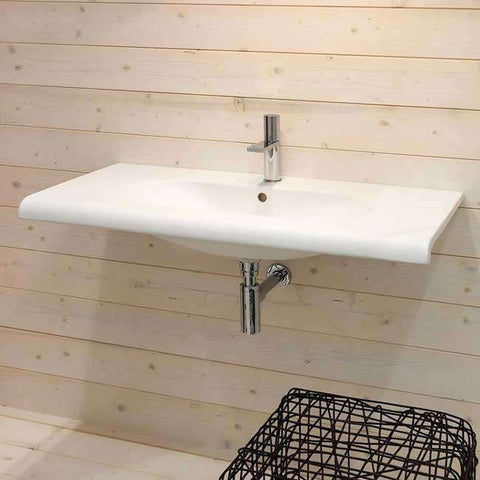 FLUID LAVABO SOSPESO 100 POLVERE CIELO FLLS100PL-Archigo.it