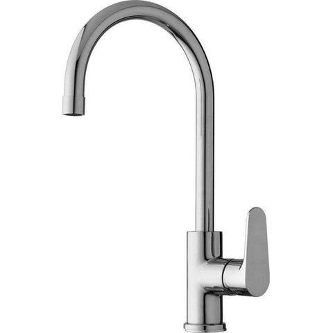 GR180 GREEN MISCELATORE MONOCOMANDO LAVELLO ORIENTABILE CROMATO PAFFONI-Archigo.it