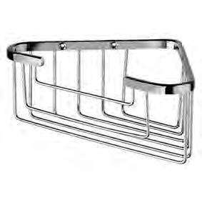 GRIGLIA A CESTINO IN METALLO TRIANGOLARE GRANDE 250X150X85 CROMO PAFFONI ZPOR003CR-Archigo.it