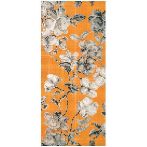 HANAMI ARANCIO A  DECORI 20 BISAZZA CON KIT DI INSTALLAZIONE 06001348VLK-Archigo.it