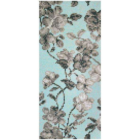 HANAMI AZZURRO A  DECORI 20 BISAZZA CON KIT DI INSTALLAZIONE 06001344VLK-Archigo.it